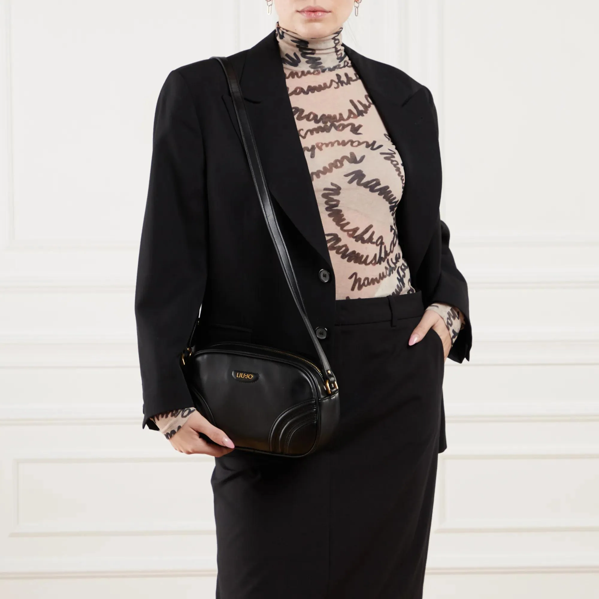 LIU JO Black Crossbody Bag 2001-A0376577 - Image 2