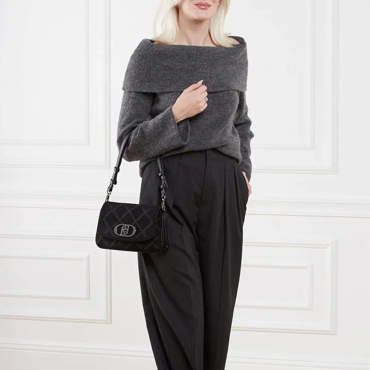 LIU JO Black Crossbody Bag 2001-A0376612 - Image 2