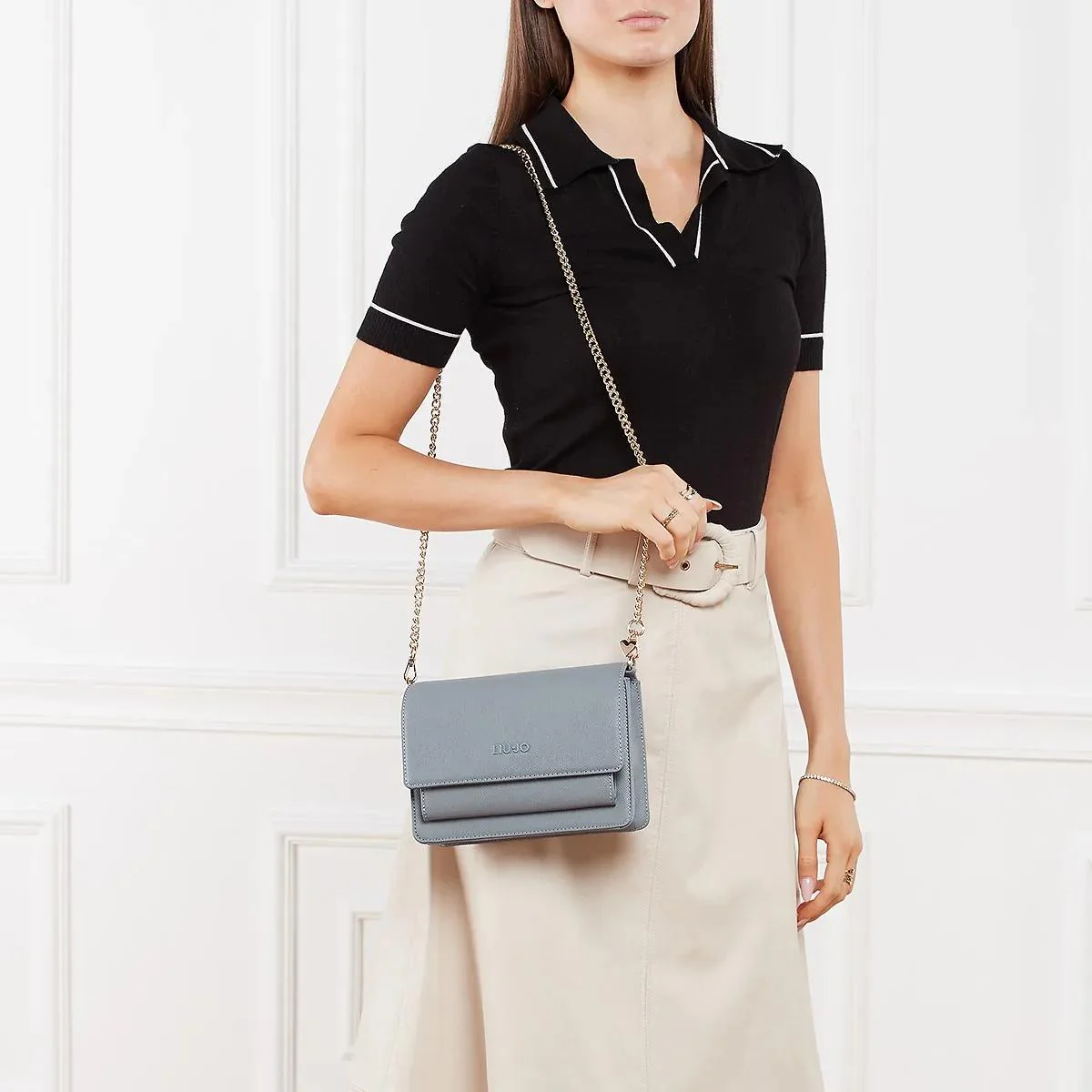 LIU JO Blue Crossbody Bag 2001-A0368653 - Image 2