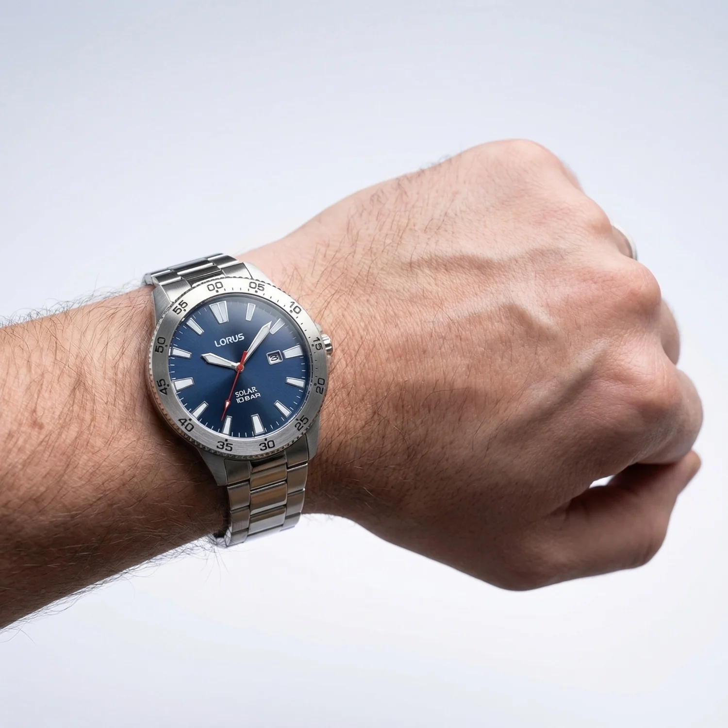 Lorus Solar Blue Dial Men's Watch RX341AX9 - Image 2