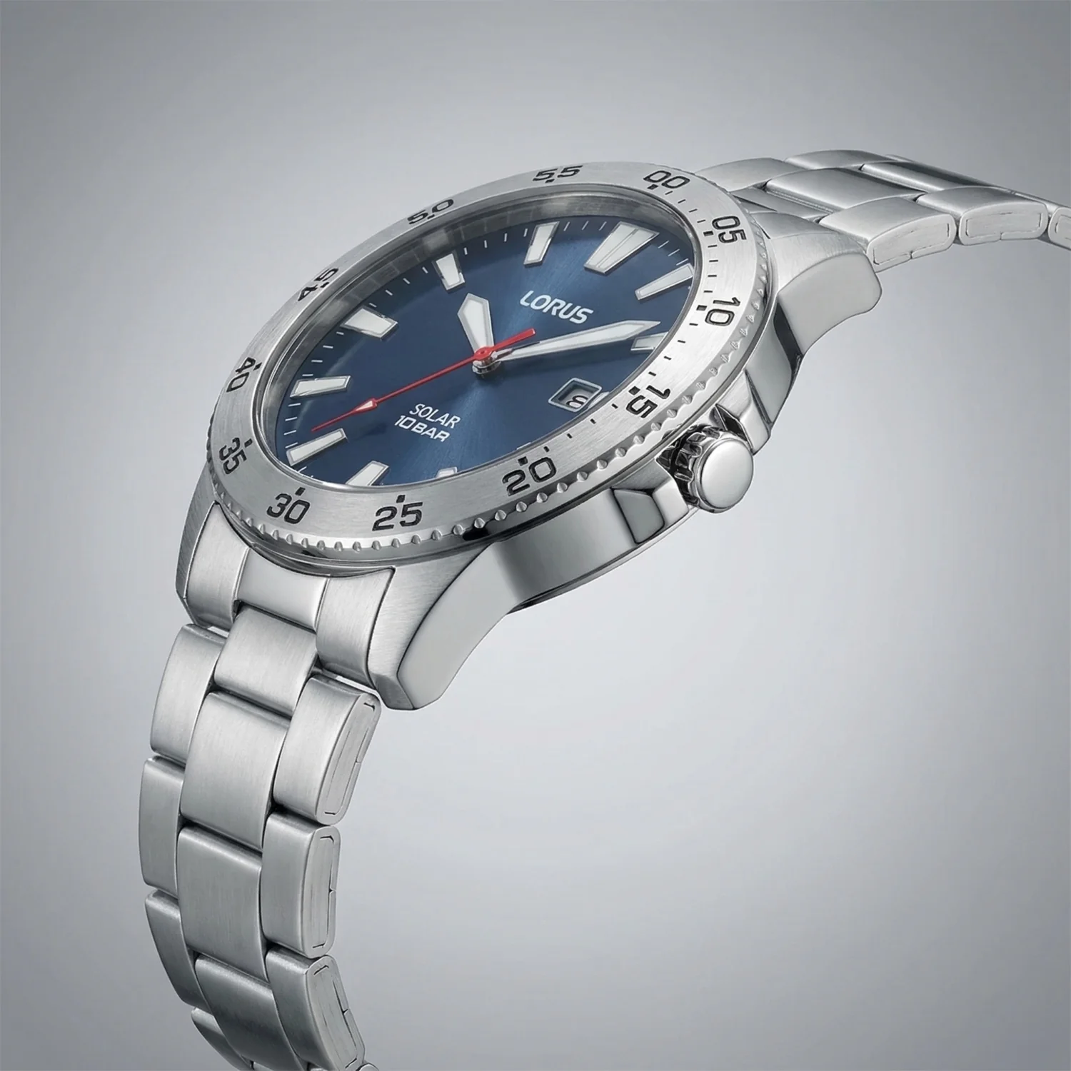Lorus Solar Blue Dial Men's Watch RX341AX9 - Image 5