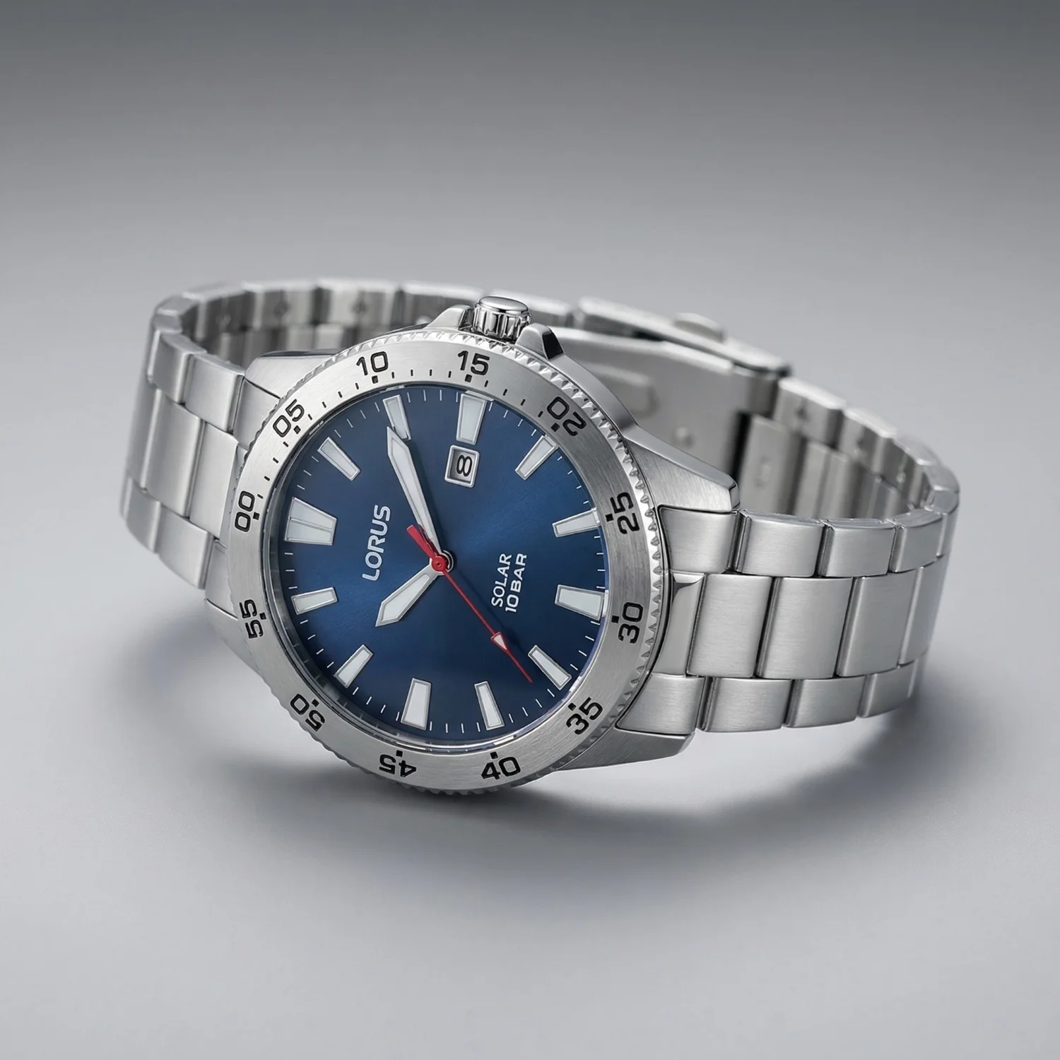 Lorus Solar Blue Dial Men's Watch RX341AX9 - Image 6