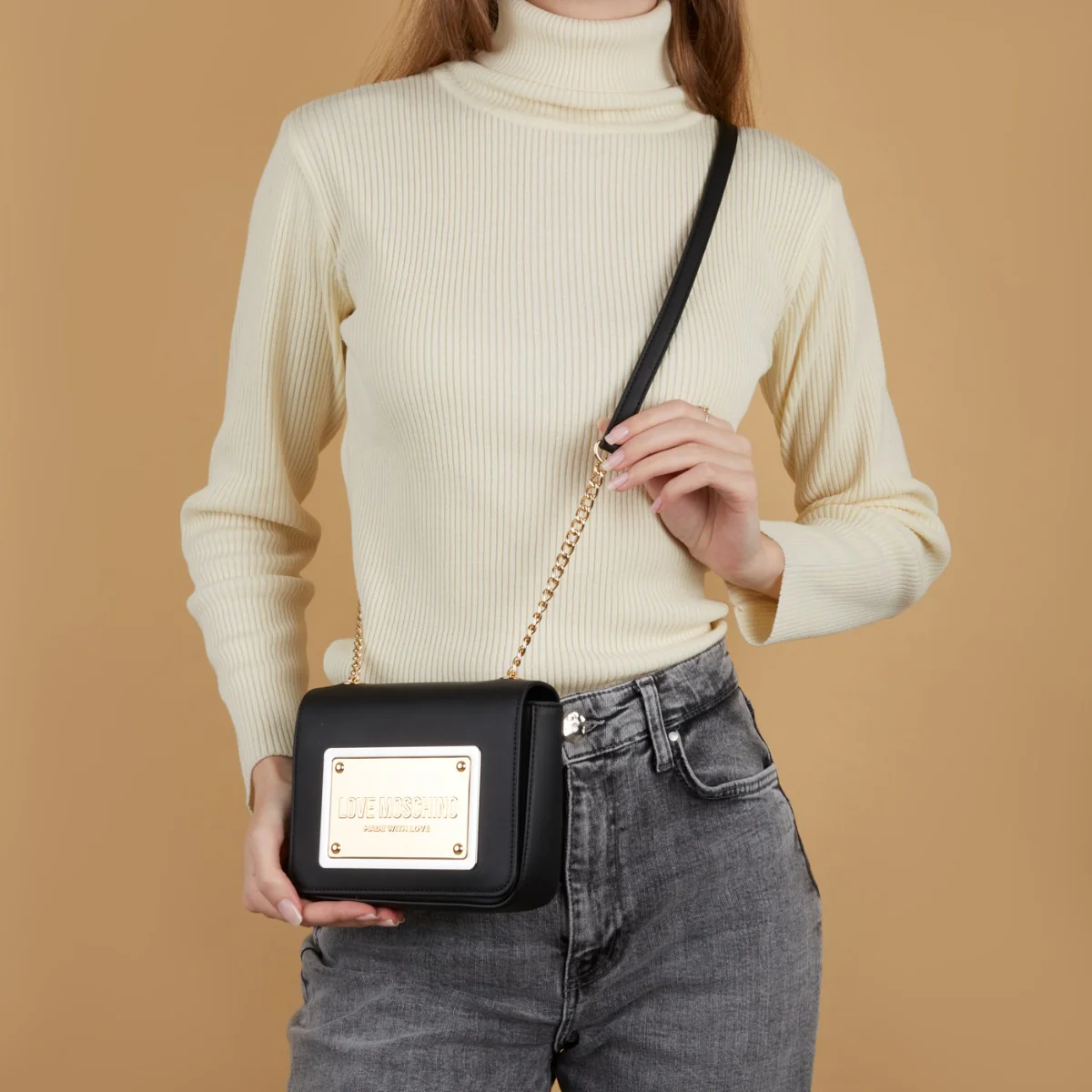 Love Moschino Black Crossbody Bag JC4357PP0IK1200A - Image 2