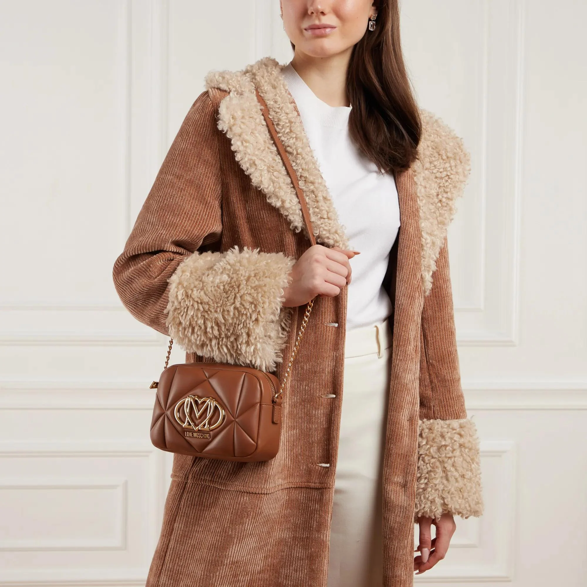 Love Moschino Brown Crossbody Bag 2001-A0487389 - Image 2