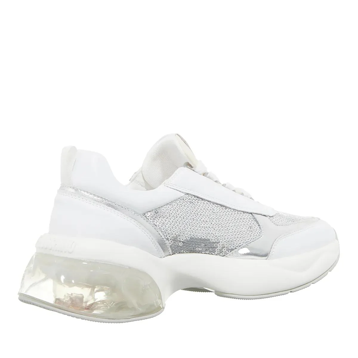 Love Moschino Zilveren Leren Sneakers 2001-A0260028_39 - Image 2
