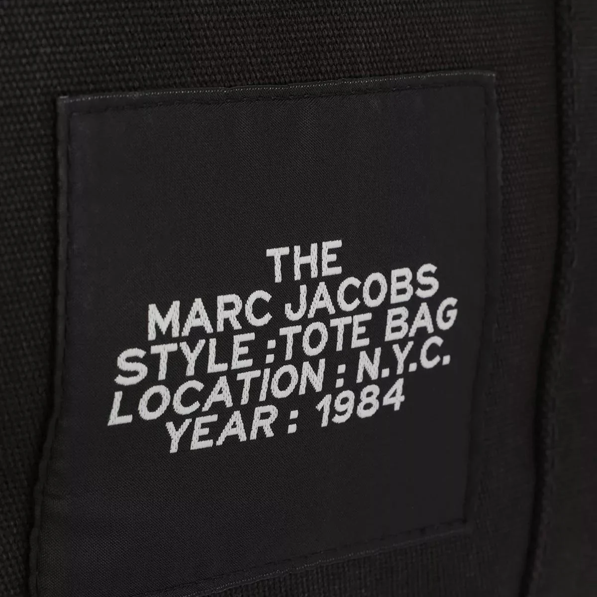 Marc Jacobs The Small Tote Black Canvas Tote bag 2001-A0132693 - Image 2