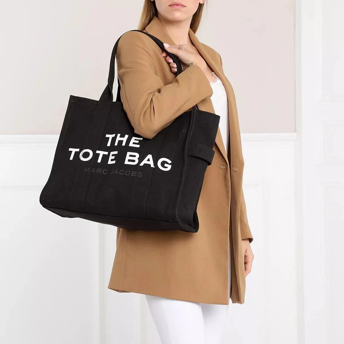 Marc Jacobs The Small Tote Black Canvas Tote bag 2001-A0132693 - Image 6