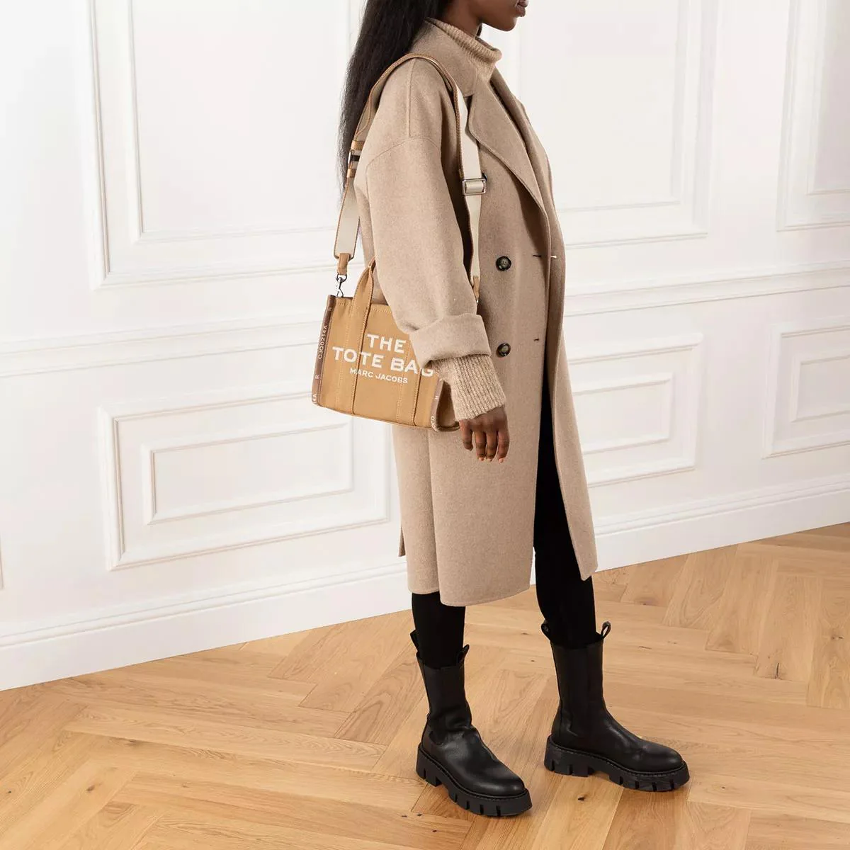 Marc Jacobs The Small Tote Brown Textile Tote bag 2001-A0227631 - Image 2