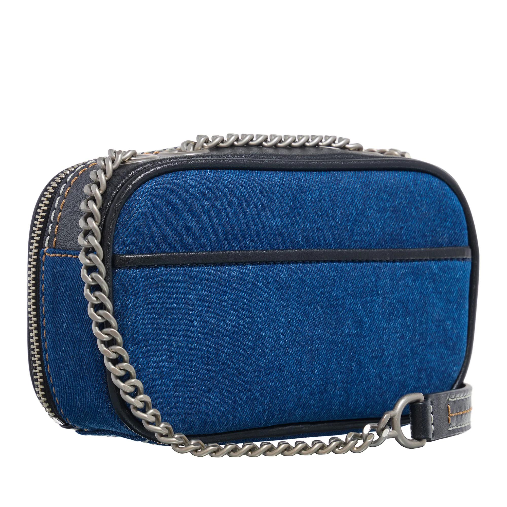 Marc Jacobs The Snapshot Blue Denim Crossbody Bag 2001-A0348867 - Image 4