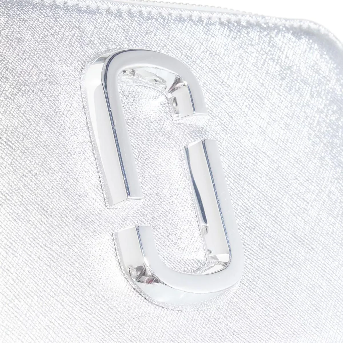 Marc Jacobs The Snapshot Silver Crossbody Bag 2001-A0232715 - Image 4
