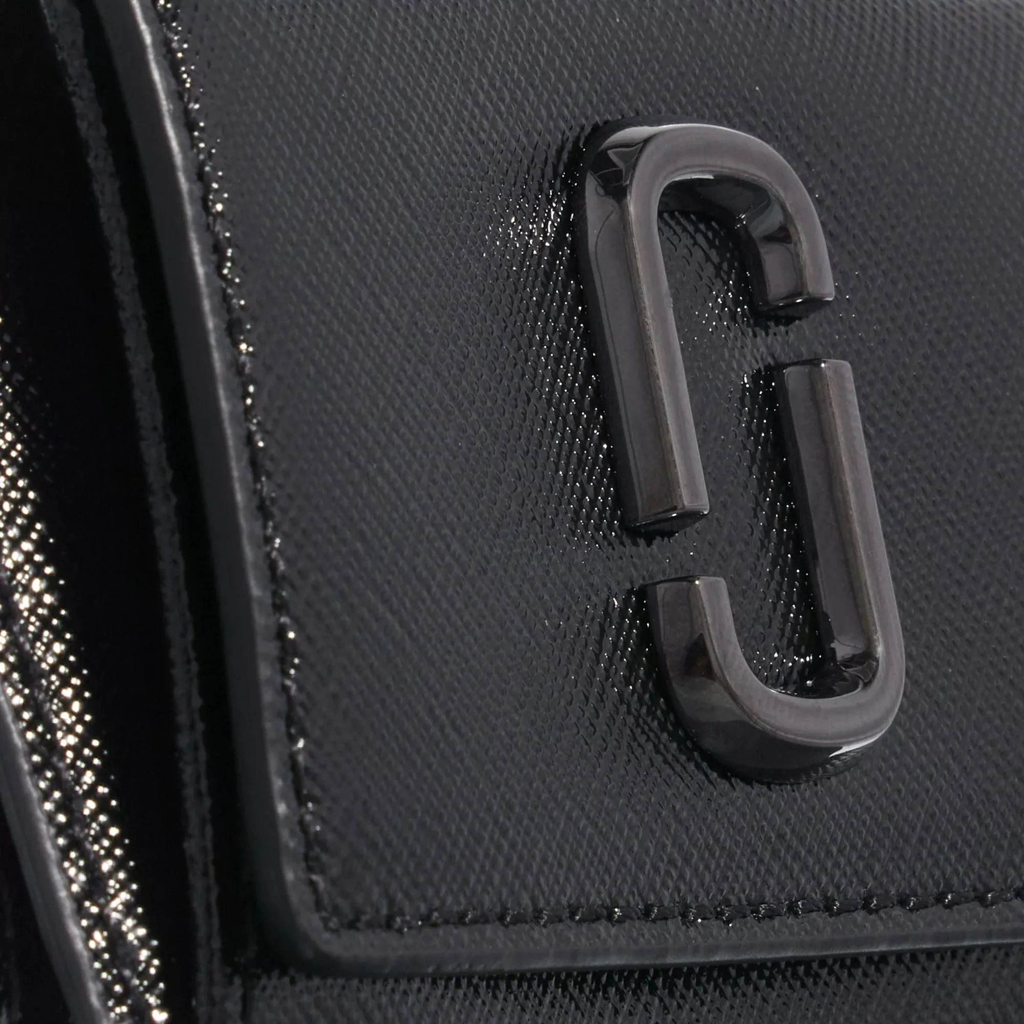 Marc Jacobs Zwarte Leren Billfold Portemonnee 2001-A0270537 - Image 4