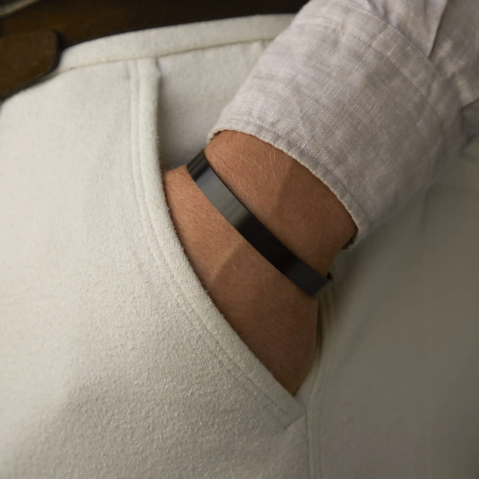 Mats Meier Annecy Black Steel Bracelet MM320018 - Image 3