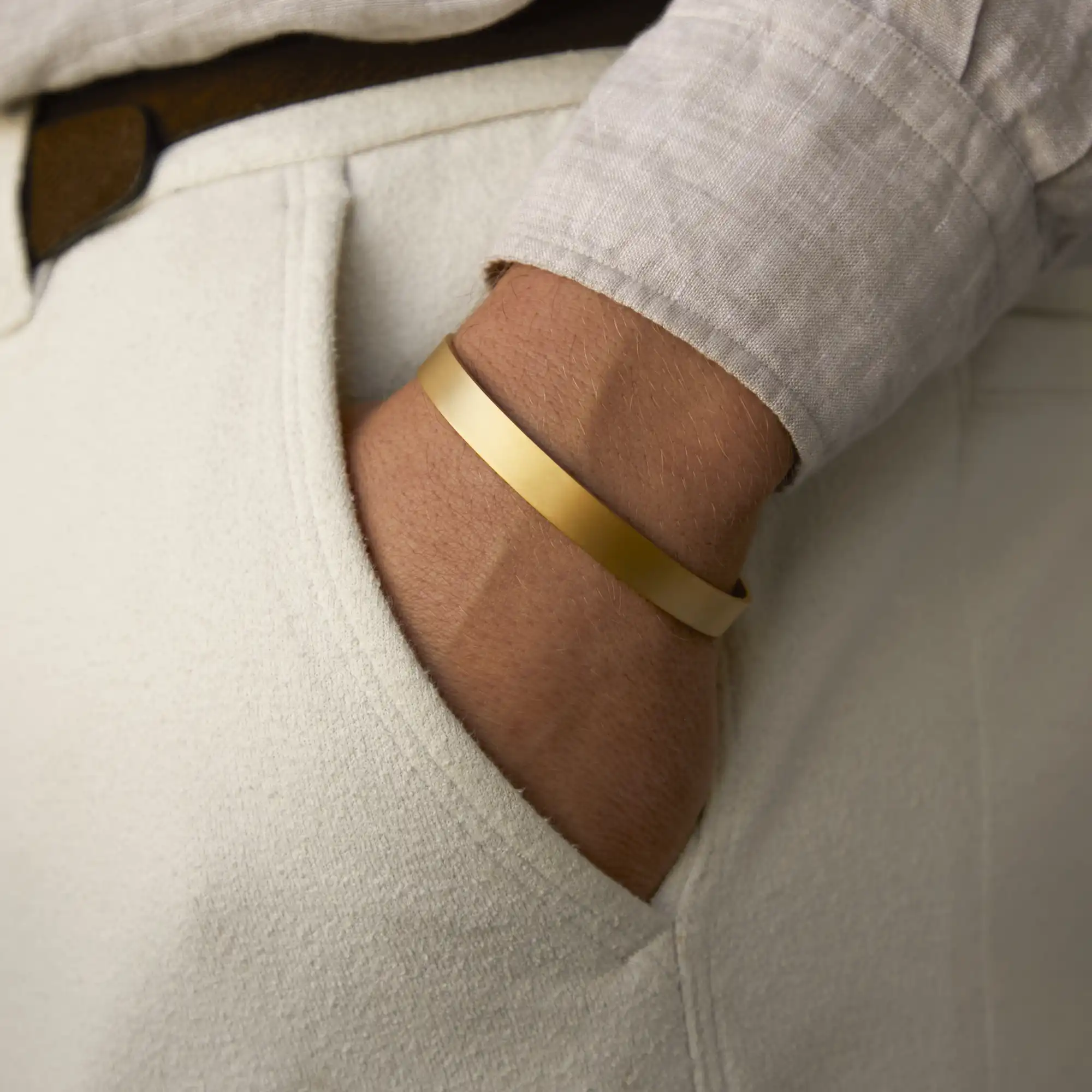 Mats Meier Annecy Gold Colored Steel Bracelet MM320015 - Image 3