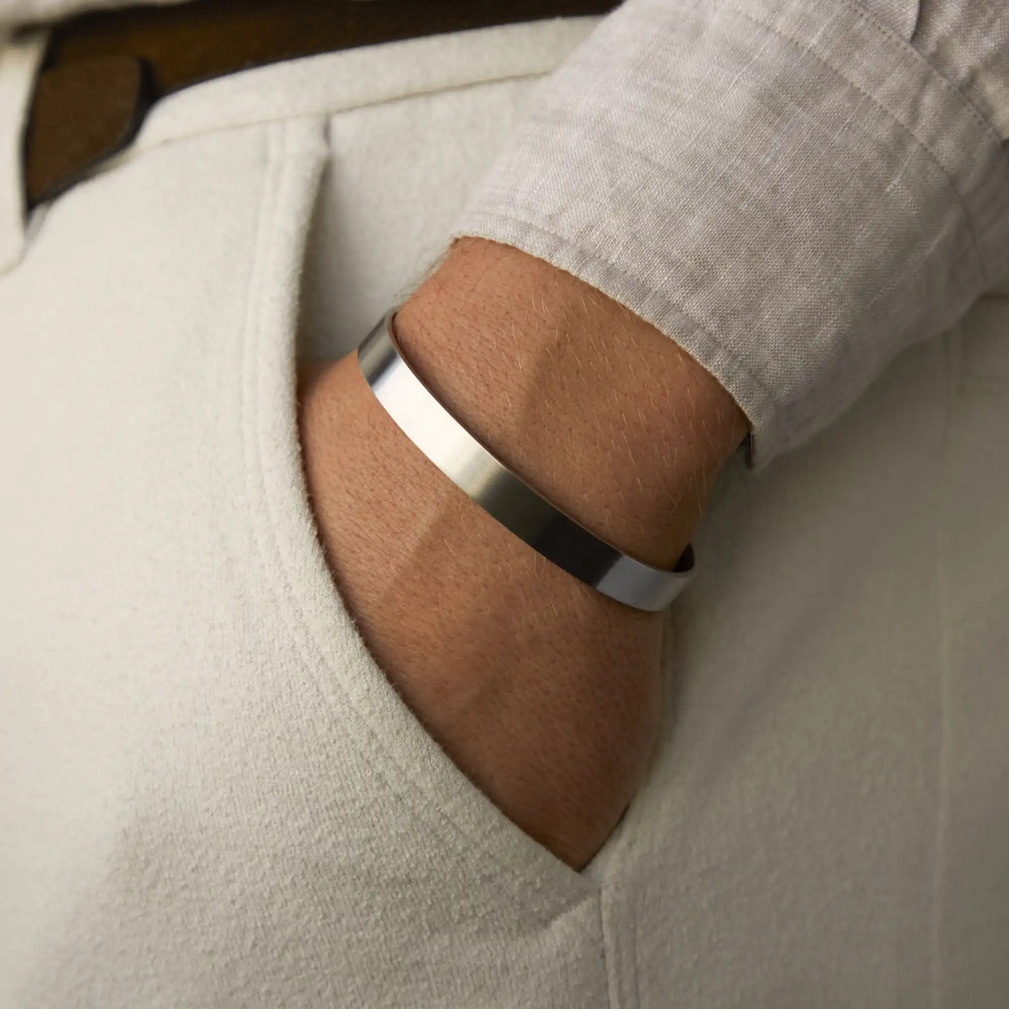 Mats Meier Annecy Silver Colored Steel Bracelet MM320014 - Image 3