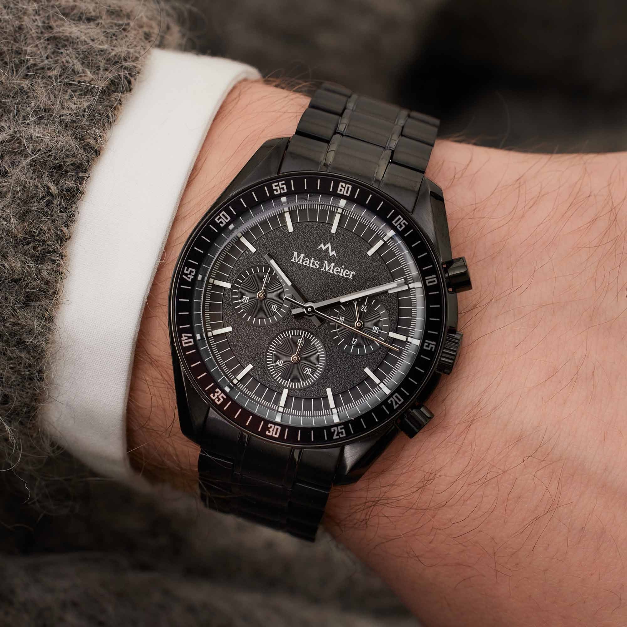 Mats Meier Arosa Racing Chronograph Men'sWatch Black MM50016 - Image 2