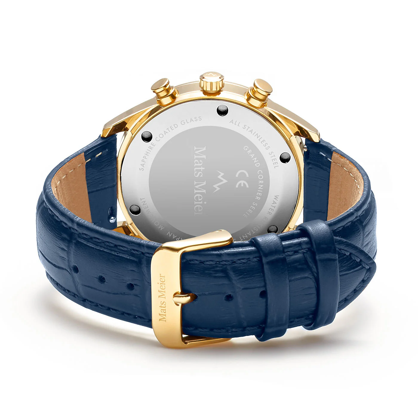 Mats Meier Grand Cornier Chrono Blue Watch MM00123 - Image 6