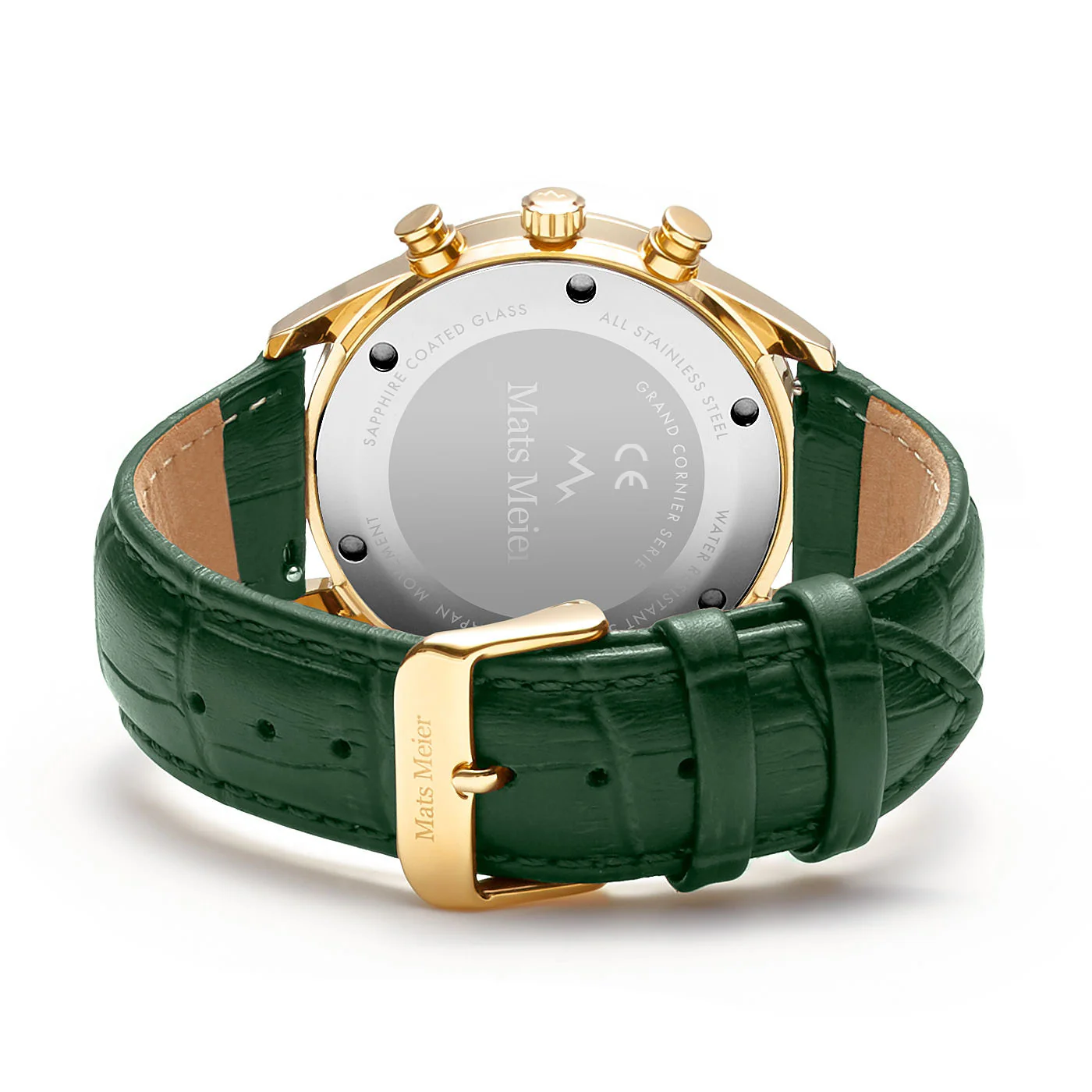 Mats Meier Grand Cornier Chrono Green Watch MM00122 - Image 7