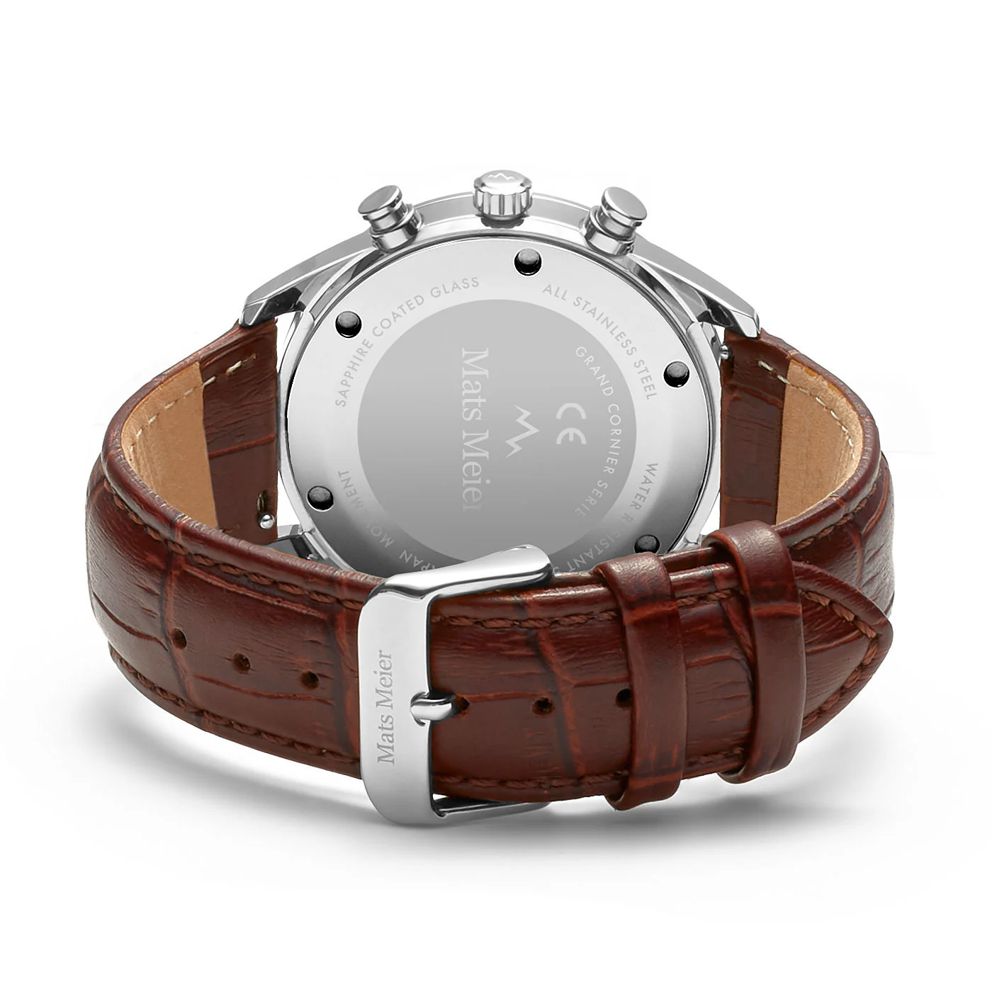 Mats Meier Grand Cornier Chrono Green/Brown Watch MM00121 - Image 6