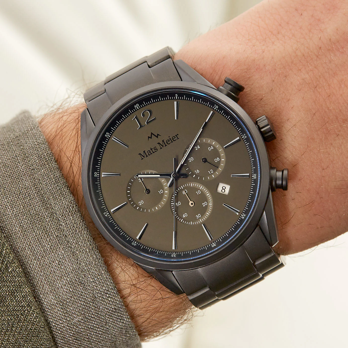 Mats Meier Grand Cornier Chrono Gunmetal Watch MM00127 - Image 3