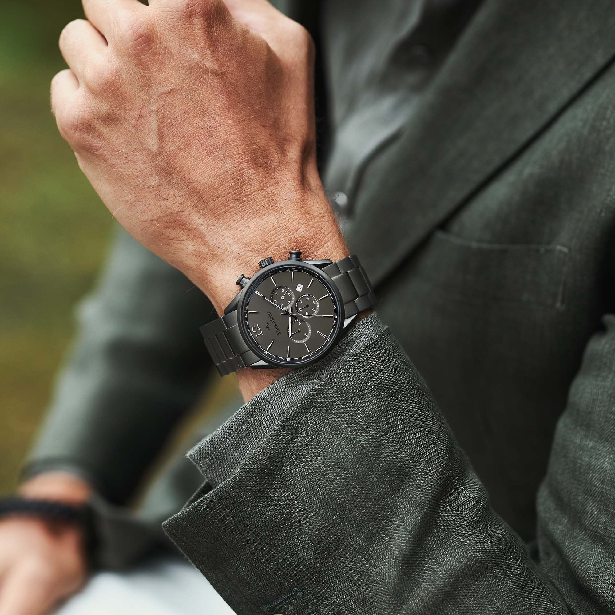 Mats Meier Grand Cornier Chrono Gunmetal Watch MM00127 - Image 5