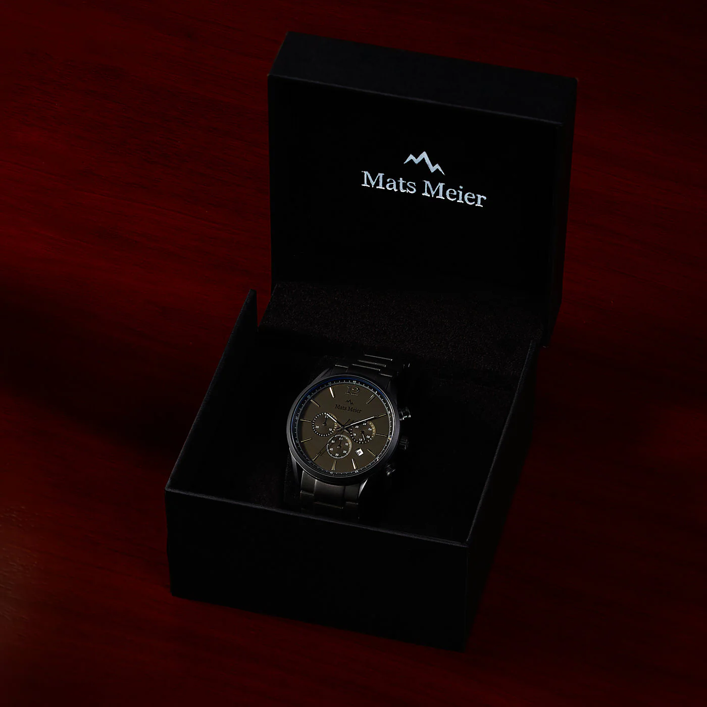 Mats Meier Grand Cornier Chrono Gunmetal Watch MM00127 - Image 7