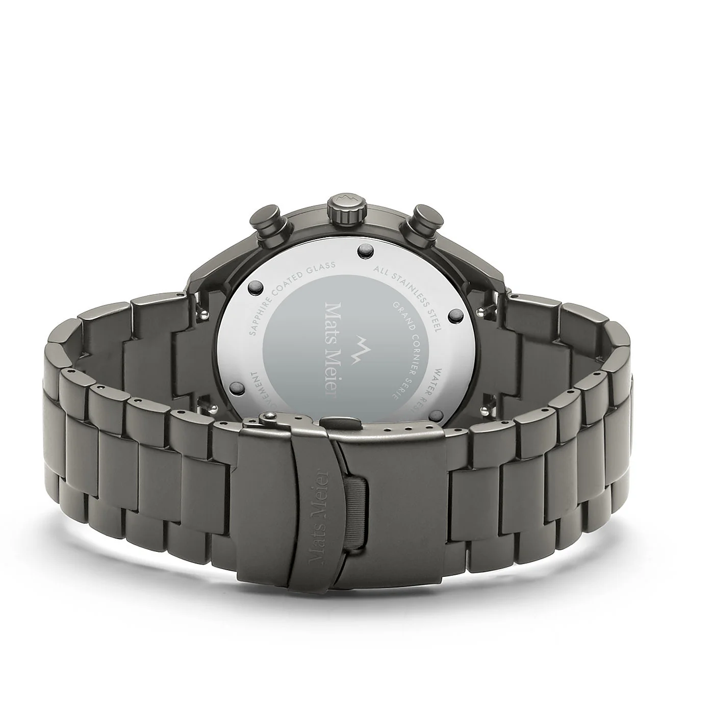 Mats Meier Grand Cornier Chrono Gunmetal Watch MM00127 - Image 8