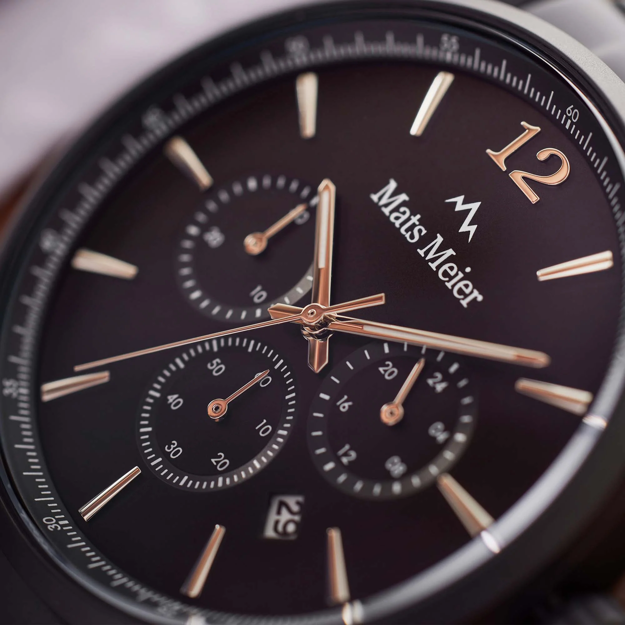 Mats Meier Grand Cornier Chrono Mat Black Watch MM00109 - Image 4