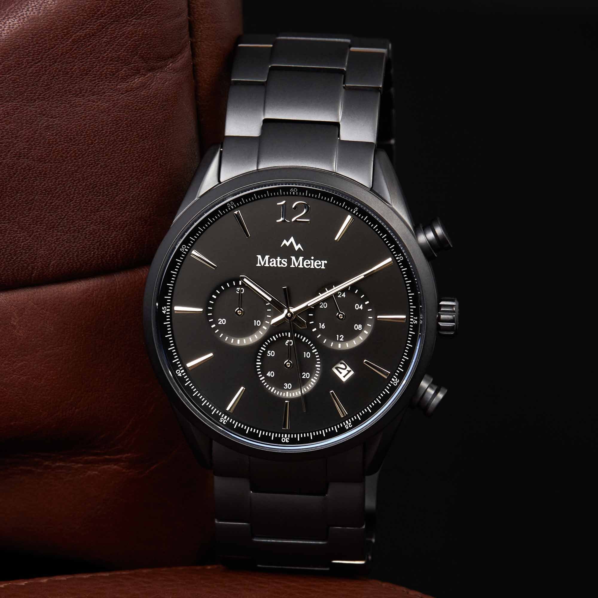 Mats Meier Grand Cornier Chrono Mat Black Watch MM00109 - Image 7