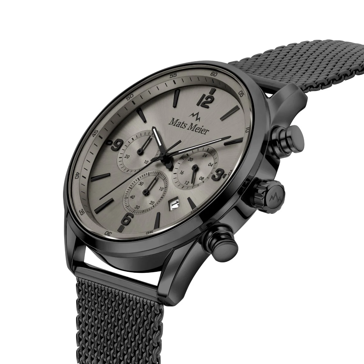 Mats Meier Grand Cornier Chronograph Men's Watch Gun Metal MM00136 - Image 4