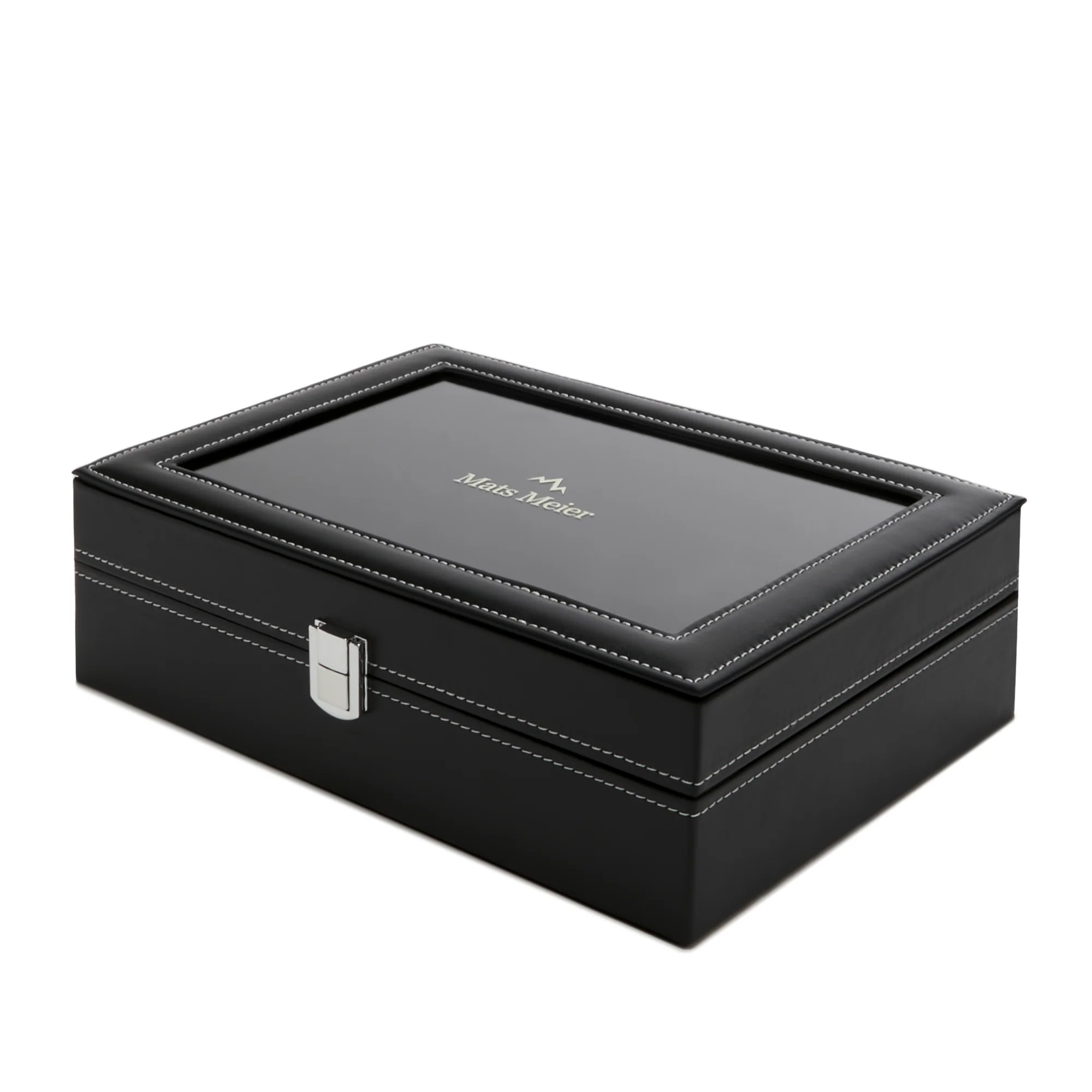 Mats Meier Mont Fort Black Watchbox voor 10 Watchs - Image 5