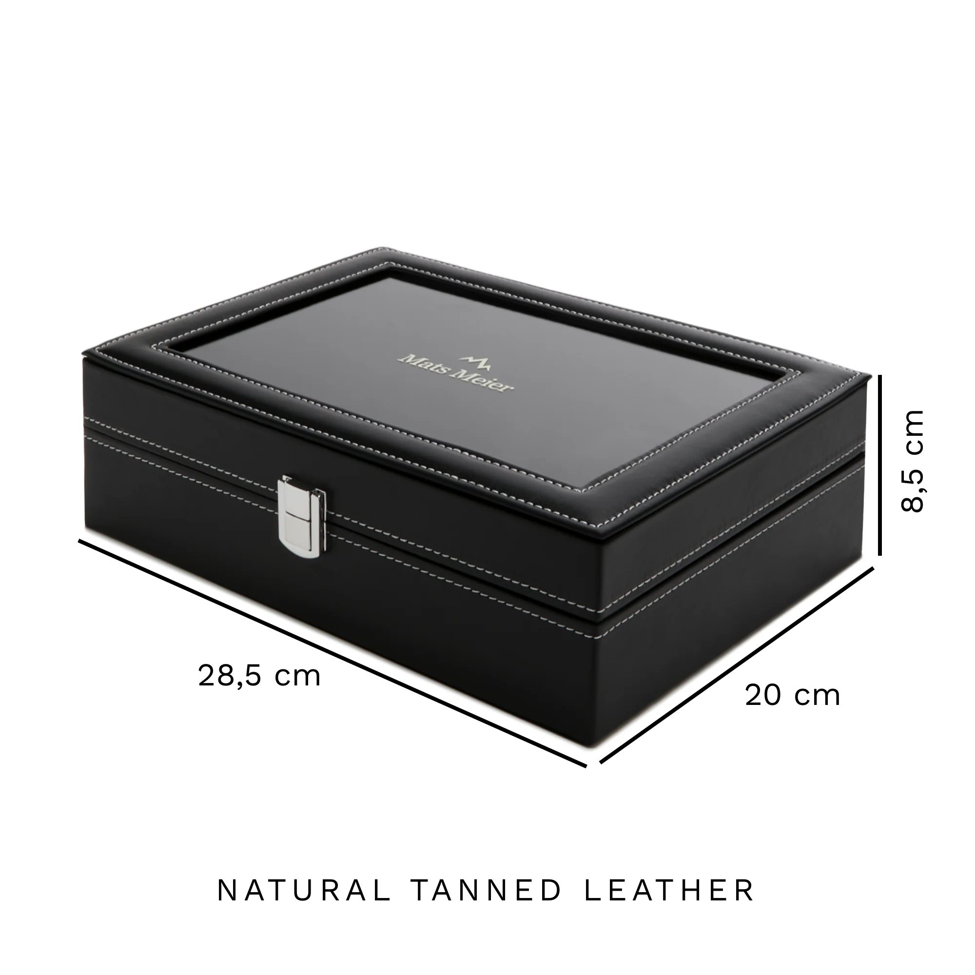 Mats Meier Mont Fort Black Watchbox voor 10 Watchs - Image 7