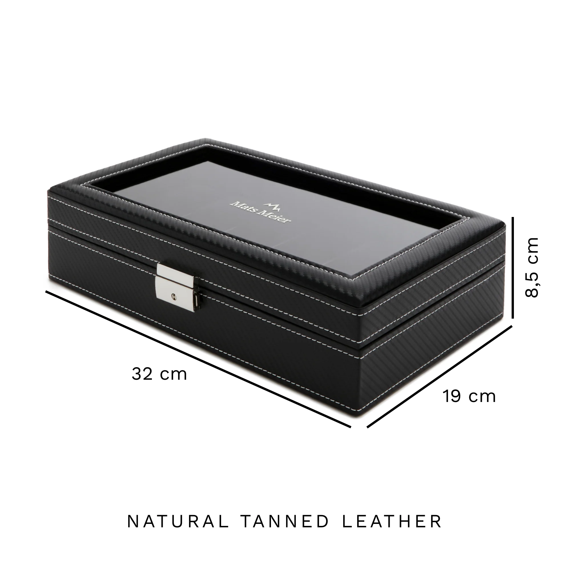 Mats Meier Mont Fort Black Watchbox voor 12 Watchs - Image 7