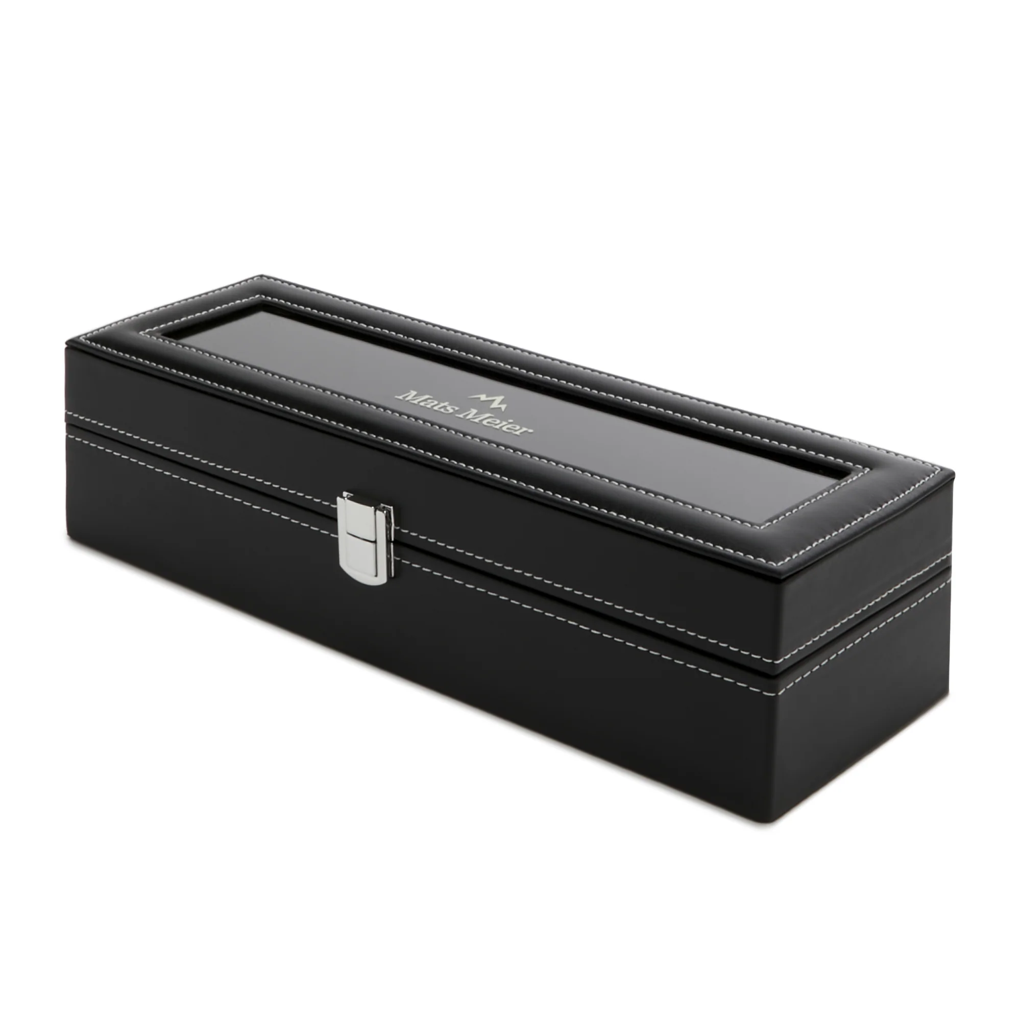 Mats Meier Mont Fort Black Watchbox voor 6 Watchs - Image 5
