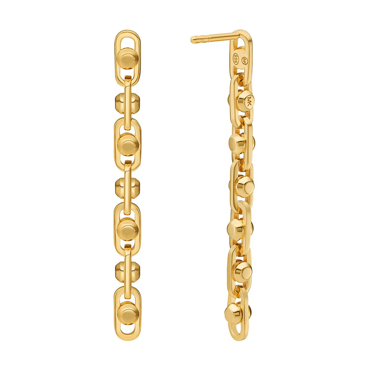 Michael Kors Astor Gold Drop Earrings MKC171000710 - Image 3
