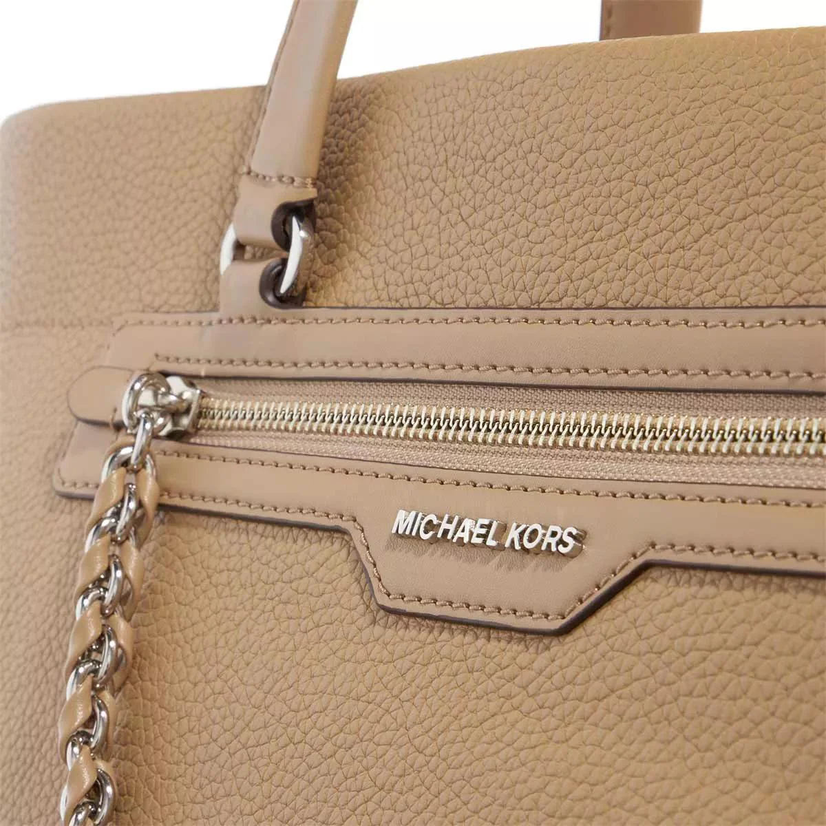Michael Kors Beige Leather Shopper 30R3S04T3L-222 - Image 3