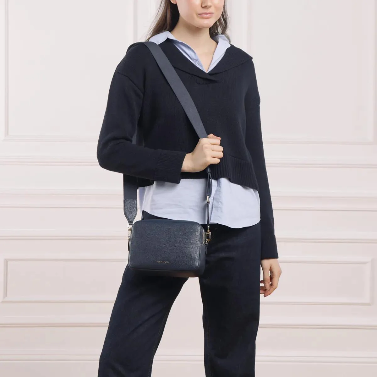 Michael Kors Blue Camera Bag 2001-A0539615 - Image 2