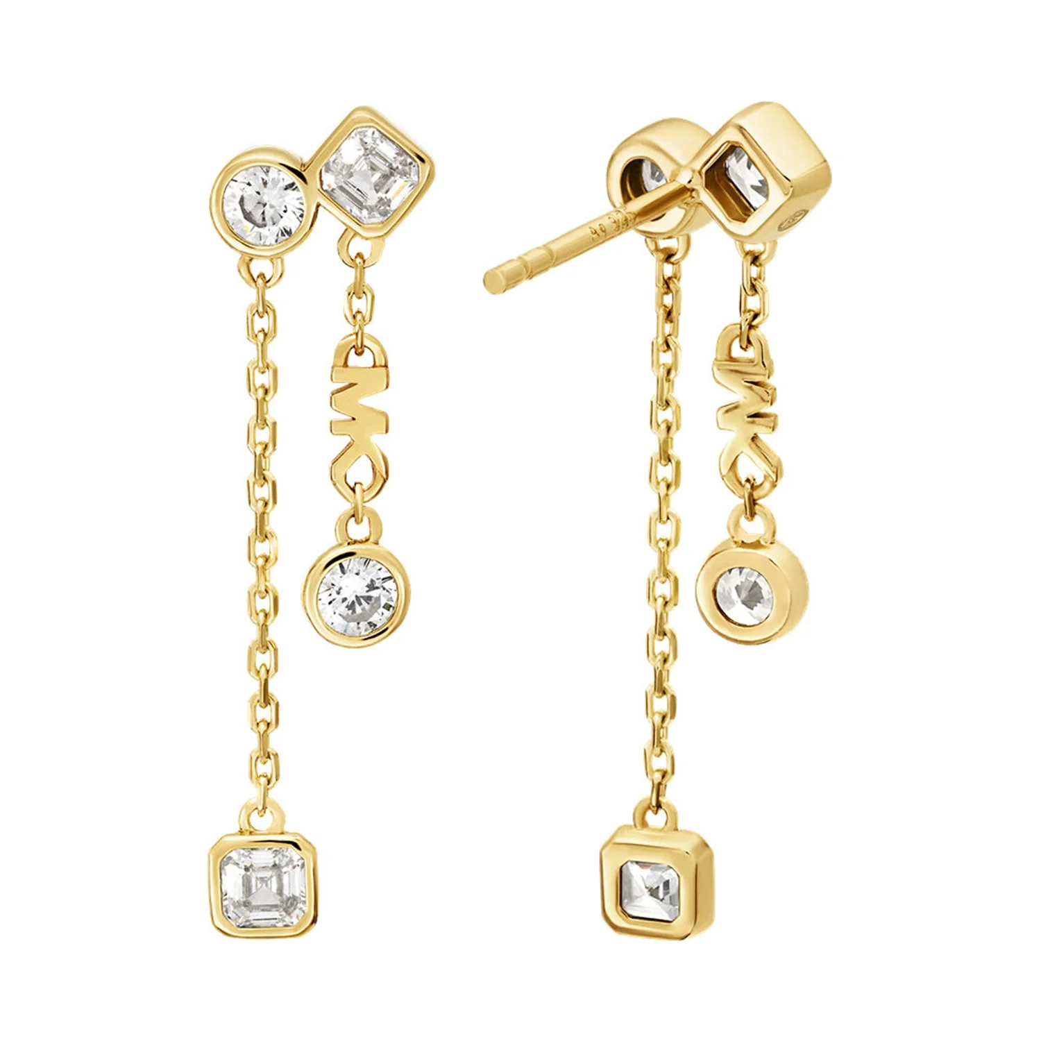 Michael Kors Brilliance Gold Coloured Earrings MKC1773710 - Image 2