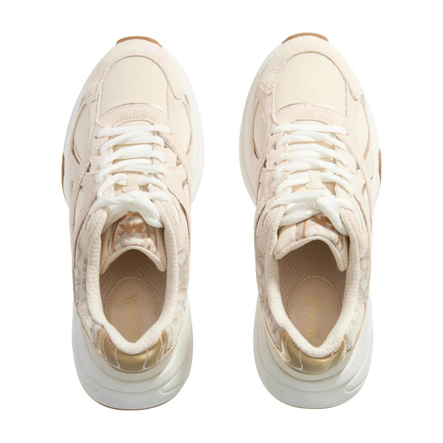 Michael Kors Bruine Leren Sneakers 2001-A0415360_37 - Image 4