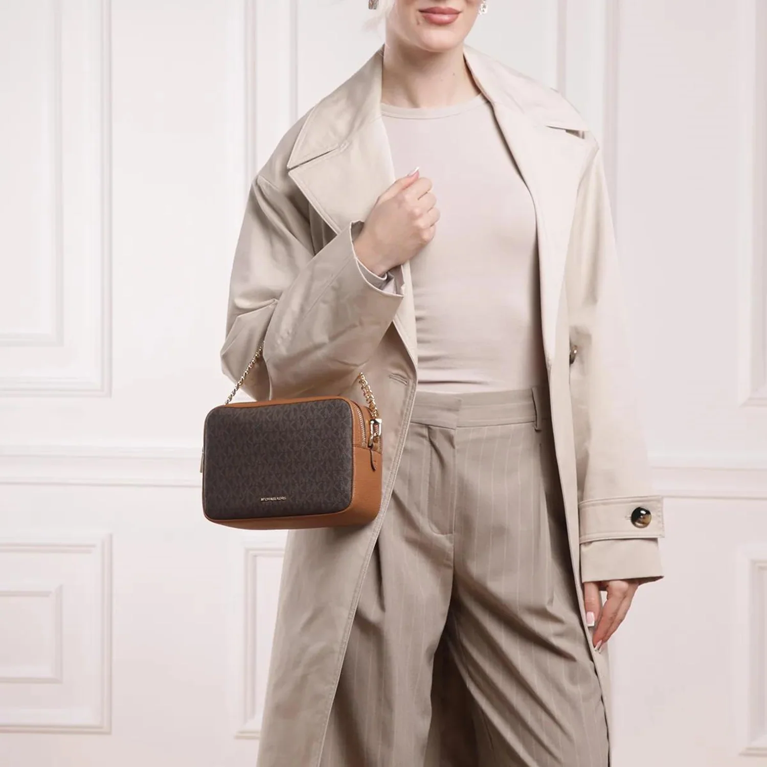 Michael Kors Bryant Brown Crossbody Bag 32S5GYTC5B-252 - Image 2