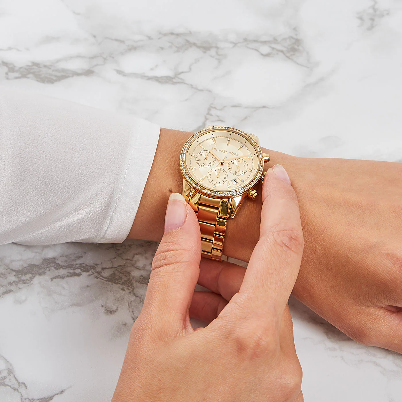 Michael Kors Bryant Gold Watch MK6356 - Image 2