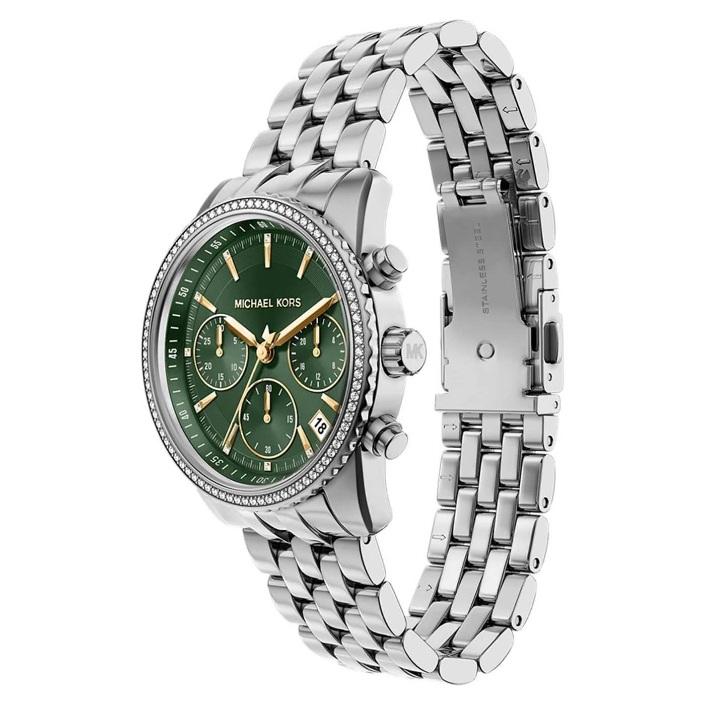 Michael Kors Bryant Round Green Dial Watch MK7583 - Image 2