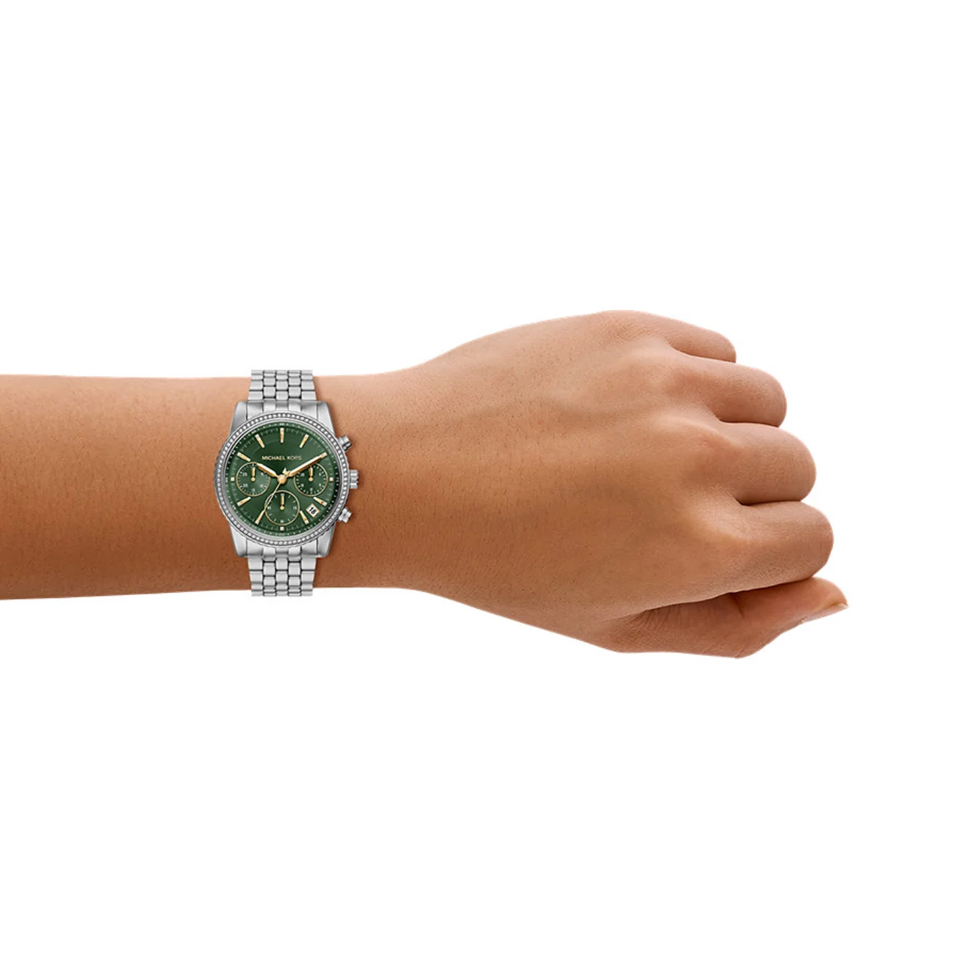 Michael Kors Bryant Round Green Dial Watch MK7583 - Image 3