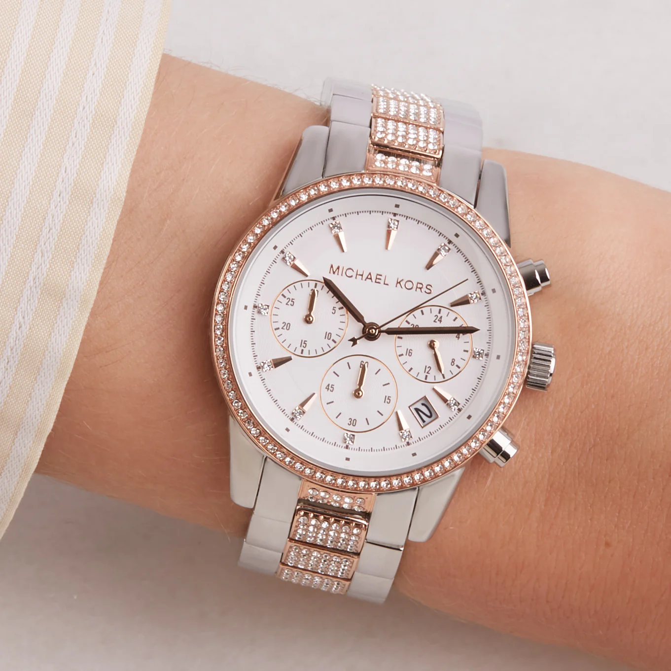 Michael Kors Bryant Silver Watch MK6651 - Image 3