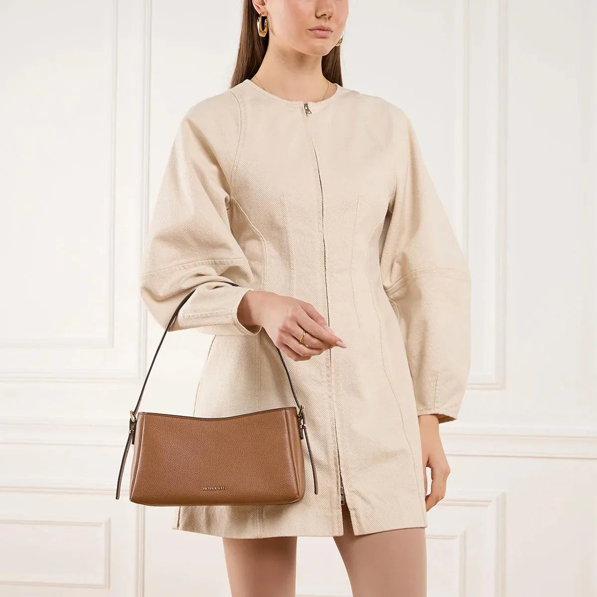 Michael Kors Cognac Shoulder Bag 2001-A0480531 - Image 2