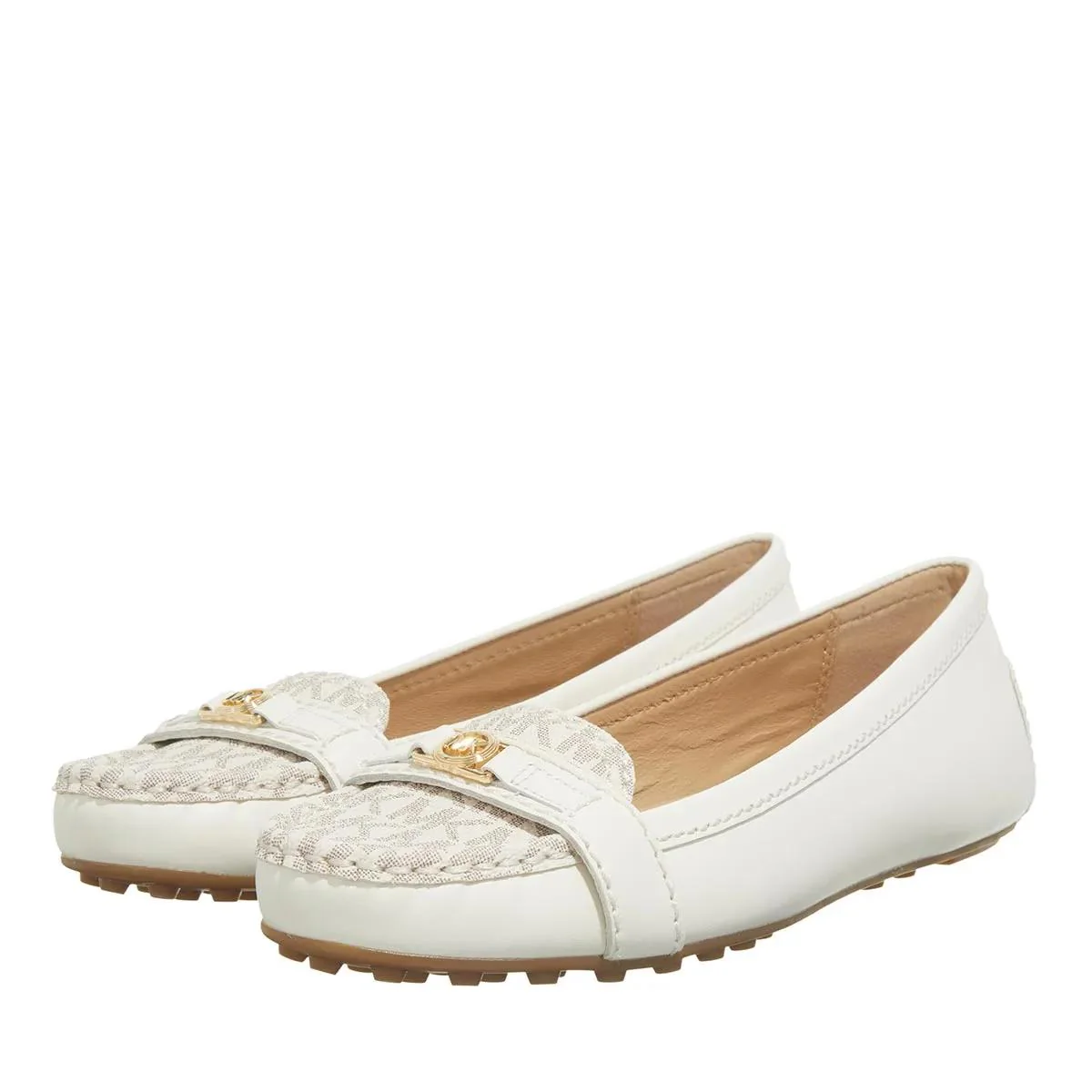 Michael Kors Crème Leren Ballerina's 2001-A0478384_37 - Image 2
