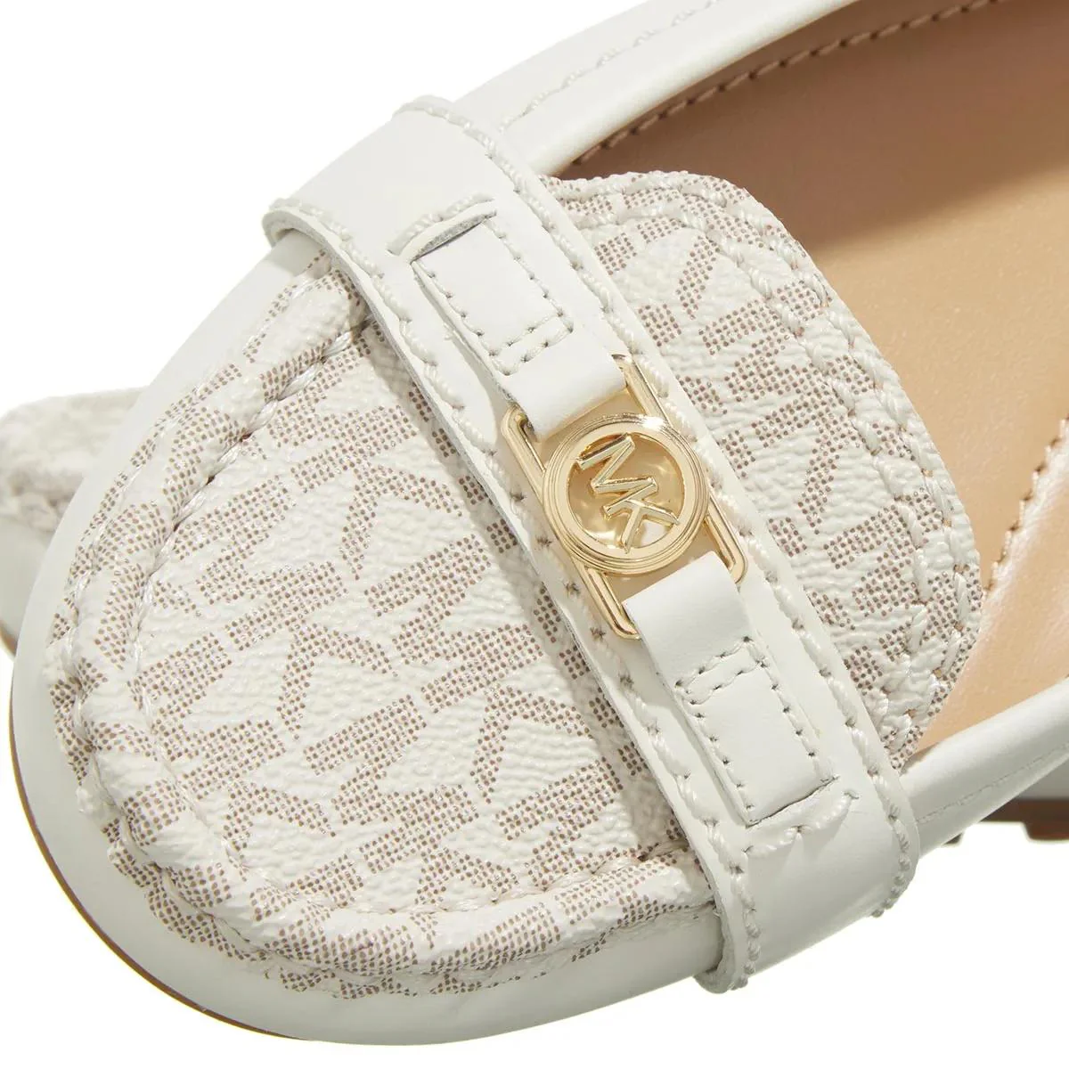 Michael Kors Crème Leren Ballerina's 2001-A0478384_37 - Image 3