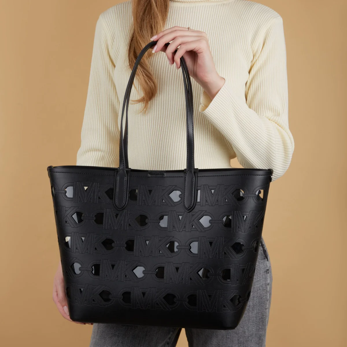 Michael Kors Eliza Black Shopper 30S4SZAT7P-001 - Image 2