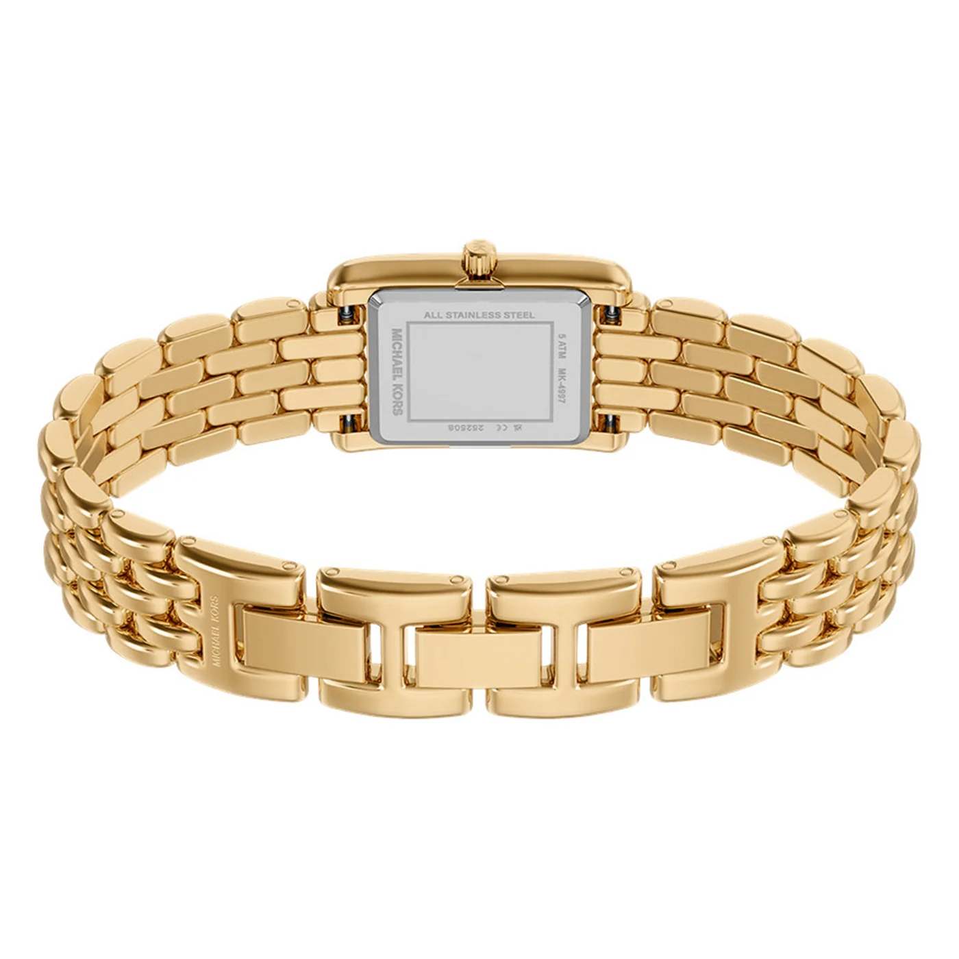 Michael Kors Essex Rectangular Gold Dial Watch MK4997 - Image 6