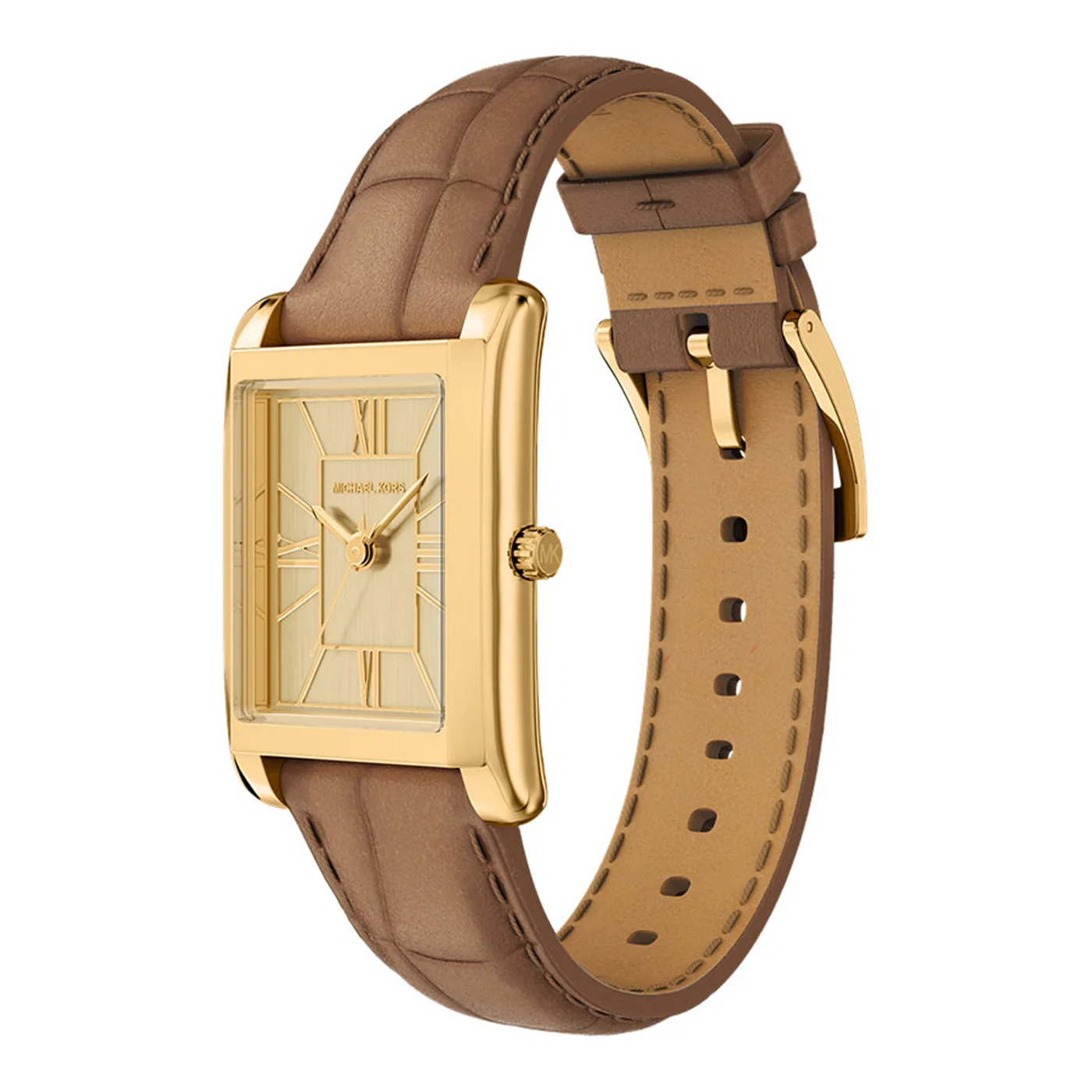 Michael Kors Essex Rectangular Gold Dial Watch MK7584 - Image 2