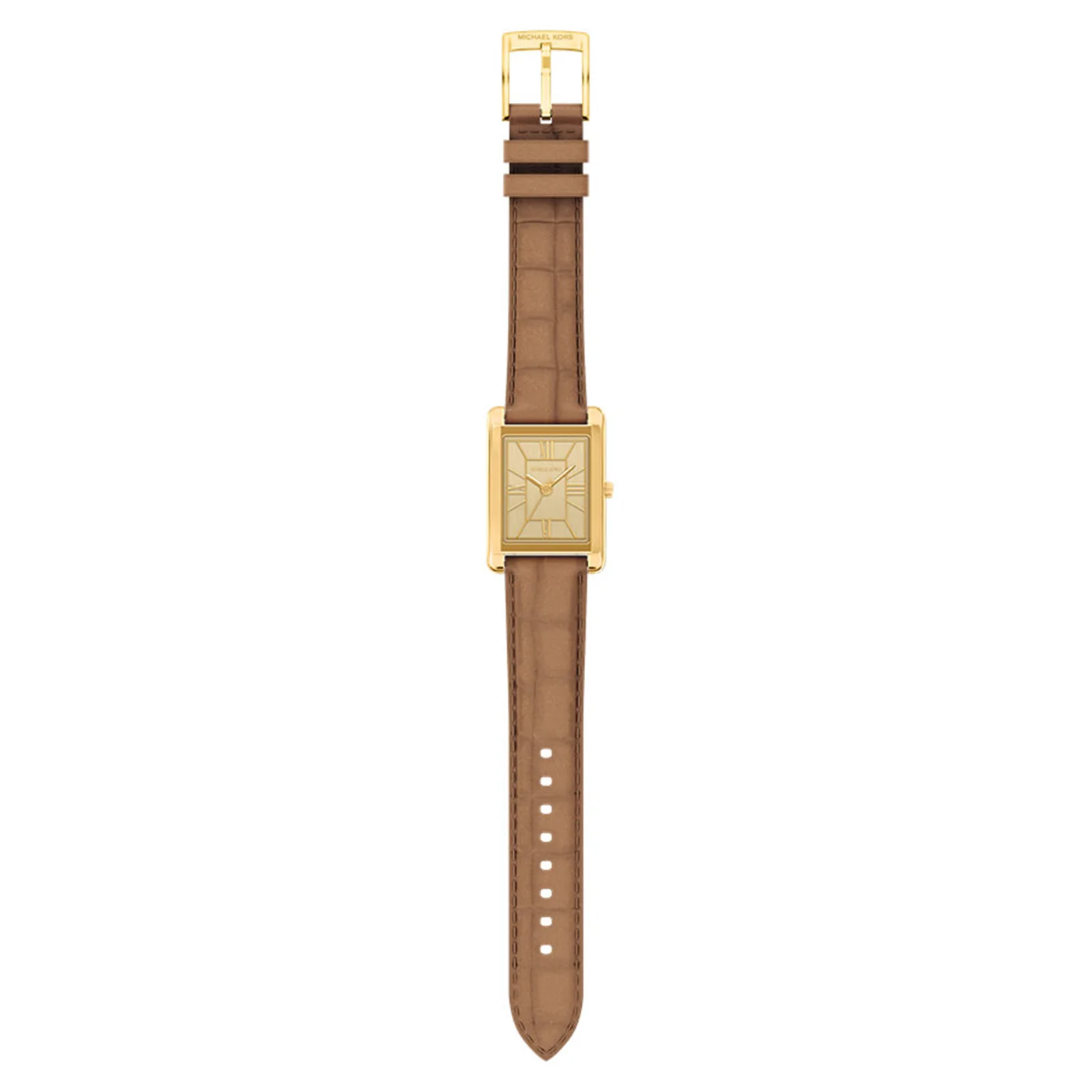 Michael Kors Essex Rectangular Gold Dial Watch MK7584 - Image 4